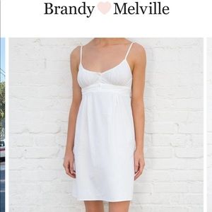 Brandy Melville Arianna Cotton White Dress